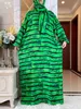 Vêtements ethniques Nouveaux coton musulman Abaya pour femmes Ramadan Prayer Garment Dubaï Turquie Middle East Femme Robe Loose African Robe Turban Joint T240510