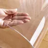 Table Cloth Clear Plastic Cover Protector 42 X 90 Inch 1.5 Mm Thick Mat Wooden Kitchen