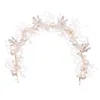 Copricapo fiore di testa della corona della corona di perle da sposa per decorazioni per la testa della festa del festival