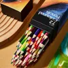 Crayons arjtrack crayon coloré huile professionnelle en bois de bois doux crayon pour le dessin scolaire et l'esquisse des fournitures d'art 24/12/48/72/120/160 D240510