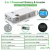 Batterie 48V 100Ah Powerwall 2 in 1 Inverter integrato LifePo4 Batteria pacco 5kWh 6000 cicli Plug and play with PV per Home Solar Syst Dhirb