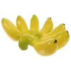 Décoration de fête simulée à la banane Veaux faux décor Stress soulayage du modèle de fruit Modèle imitation Faux fruits enfants