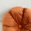 Cuscino da 45/40 cm rotondo pouf tatami zucca in velluto in velluto pavimenti morbido sedile a sedile lancio giocattolo giocattolo sedia da soggiorno divano decorazione