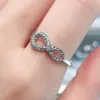 Sailormoon swarovskis yüzüğü ebedi aşk tek elmas sekizgen yüzük romantik aşk numarası sekizgen yüzük kadın