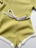 Set di abbigliamento Summer Baby Boy Girl Caseve Shore Set Set infantile Shorts Shorts 2pcs Sitch 2pcs Abita