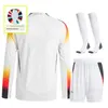 Långärmad 2024 Germanys Hummels Soccer Jerseys Kroos Gnabry Werner Draxler Reus Muller Gotze Football Shirt Men fans Player Version Home Away Set 2025