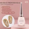 KANIU 15ml Russian Style Matte No Wipe Top Coat Gel Nails Magic Mirror Powder Special Frosted Seal UV Nail Polish Manicure 240509
