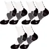 Chaussettes masculines 3 paires / lot cyclisme professionnel respirant et sports féminins coulant de basket-ball compression