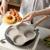 Pans 1Pc 4 Holes Egg Pancake Pan Frying Nonstick Skillet Pot Eggs Stove Omelet Ham Maker For Kitchen Cooking Tool