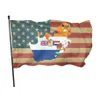 Banner Flags American Old South African 3X5Ft Banners 100%Polyester Digital Printing For Indoor Outdoor High Quality With Brass Gromme Otgpb