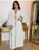 Etniska kläder Ramadan 2023 Womens Clothing Arab Muslim Abaya Saudi Trkiye Islamic Party Dresses V-Neck Long Slave Marocko Kaftan Hoodie T240510