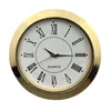 Настенные часы 2-1/8 дюймов (55 мм) Вставьте золотые часы легко читать круглую для Diy Self