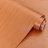 Stickers de fenêtre en bois moderne Stripe Papier peint pour la maison pour les meubles restaurer le film décorable bricolage PVC autocollant auto-adhésif dans les rouleaux