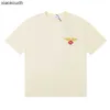 Rhude High End Designer Tişörtleri Modaya uygun dünya haritası Dünya Çapında Baskılı Yüksek Desen Kısa Knapıtlı Tişört Erkekler ve Kadınlar İçin Yüksek Sokak 1: 1 Orijinal Etiketler