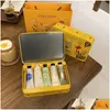 Bath Tools Accessories 8Pcs Hand Cream Set Christmas Gift Smooth Hands Lotion French Creme Anti Dry Soften Brighten Cracking Winter Sk Ot06N