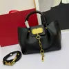 10A Modemarketall -Trimm -Einkaufsgurt Handtasche Totes 7A Black Bag Designer Kette Kalbskin Long kleines Acwej