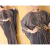 Vêtements ethniques Polyester Gold Dernières femmes à moitié chauves esclaves solides pour femmes africaines Humble Dubai Muslim Fashion T240510