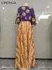 Vêtements ethniques en 2 pièces assorties de vêtements africains en mousseline de mousseline pour les femmes élégantes robes de fête de soirée plus taille dashiki d'été