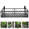 Hanging flowerpot balcony railing frame metal deck railing frame fence frame hanging basket wall basket 240424