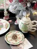 Teaware Sets Christmas Ceramic Pot Coffee Cup Dish Set Girls' High Beauty Water Gift Chinese Tea