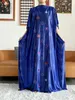 エスニック服2023アフリカ夏カフタンイスラム教徒の女性ドレスインドcaftan伝統的な摩耗プリントファブリックアフリカfemme maxiカジュアル衣装t240510