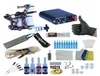 Kit de tatouage kit de machine à tatouage complet ensemble 2 pistolets de bobines 6 couleurs pigments noirs sets power débutant pointes permanentes maquillage8388143