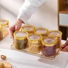 La vaisselle légère de rangement de luxe Boîte de rangement ménage à la maison haut de gamme Scellée peut contenir le thé d'assaisonnement de bonbons