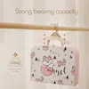 Hangers 5/10 Pcs Creative Baby Clothes Hanger Rack Mini Wooden Home Girls Princess Room Nursery Decor For Kids Present