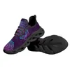 Lässige Schuhe Instantarts Purple Bohemian Butterfly Sneakers Kissen Marke Rennen Super -Trainer Walking Zapatos