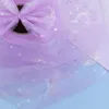 Decoração de festa 6cm gradiente de gradiente coração tule rolo de tule organza fita quintal ilusório glitter lantejão diy artesanato decoração de casamento fios de renda de renda