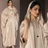 Vêtements ethniques Hot Sell Bright Silk Satin Batwing Slve Cardigan Robe Modest Muslim Dubai Plus taille Kimono Open Abaya Dress Corban Eid femme T240510K2G0