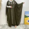 Roupas étnicas Mulheres muçulmanas Mild Kimono Vestido Elegante Oriente Médio Dubai Hot Saling Hot Diamond Cardigan Dress Vester Turkish Robes de temperamento T240510