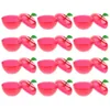 Gift Wrap 36 Pcs Christmas Plastic Apple-shaped Chocolate Candy Box Storage (Red)