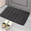 Mattes de bain 2pcs Super absorbant tapis non glissade tapis de salle de bain Soft Memory For Floor Bedroom Toilet Douche de toilette