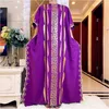 Etnische kleding Ramadan Dubai Abaya mode hijab lovertjes jurk moslim voor vrouwen bescheiden gewaad kabine kalkoen kaftan arabische islamitische kleding t240510