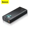 BASEUS 65W Power Bank 30000MAH 20000mah Quick Charge PD 3.0 PowerBank för iPad iPhone 14 Pro Laptop Portable Externt batteri 240510