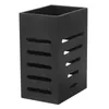 Rangement de cuisine Storage du lave-vaisselle porte-baguette baril suspendu cage de cage de cage de table (Double Grid (noir mat)) Coupion murale