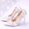 2021 Chaussures de mariage en cristal élégant High Talon 9cm RHINESTONE CHAPOS BRIDAL PART PROM POINDE