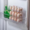 Бутылки для хранения 3 слой холодильник складной держатель яиц 24 отсека коробка