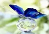 クリスタルガラス大理石の蝶像風水ギフトジュエリークリスマスガラス家具ホームデコレーションクラフト1743222