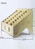 Wooden Mobile Phone Management Storage Box Creative Desktop Office Meeting Finishing Grid Multi Cell Phone Rack Shop Display5342763