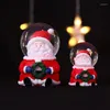 Figurines décoratives de Noël Crystal Ball Snow Globe Table Ornements en verre résine Cadeaux pour enfants DÉCOR HOME