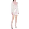 Casual Dresses June Lips 2024 Summer Long Sleeved Round Neck Sequin Dress Women's Elegant Celebrity Club Party Evening Wholesale