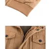 Jackets masculinos Segunda Guerra Mundial American M1942 Casaco masculino Primavera e outono Vintage Tanque solto Treinamento de colarinho de colarinho de colarinho