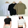 Beroemde damesontwerper T shirts hoogwaardige zomer T -stukken dames kleding top korte mouw korte stijl korte stijl