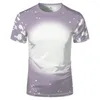 T-shirts T-shirts en polyester pour femmes pour hommes sublimation vierge lâche o cou t-shirt décontracté tshirts à manches courtes