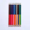 ペンシル12デュアルカラーペンシル24色のデュアルポイントコアカラーペンシルレインボーオイルベースの色鉛筆の子供ギフトペインティングD240510