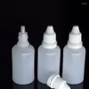 Lagerflaschen 10pcs 10 ml leerer plastikquadierbarer Tropfenflüssigkeits -Flaschen -Flaschenbehälter Box