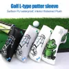 1pcs Golf Putter Head Covers Blade Pu Leather Dog Frog Pattern Design Pack Club HeadCover ajuste toutes les marques 240510