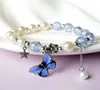Bracelets de charme Perles d'espaceur en cristal perle Butterfly étoiles animaux femmes filles chaînes de poignet sucrées bracelet juif dons 2679884